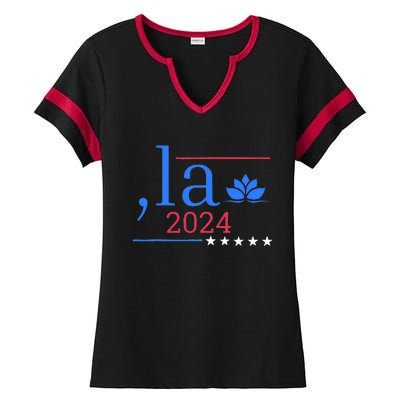 Comma La 2024 Ladies Halftime Notch Neck Tee