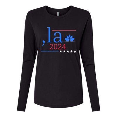 Comma La 2024 Womens Cotton Relaxed Long Sleeve T-Shirt