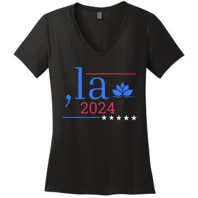 Comma La 2024 Women's V-Neck T-Shirt