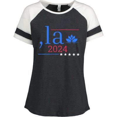 Comma La 2024 Enza Ladies Jersey Colorblock Tee