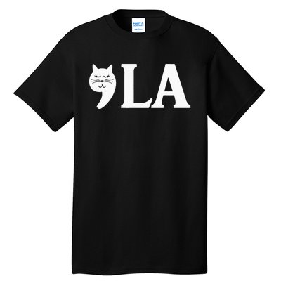 Comma La 2024 President Cat Ladies For Kamala Harris 2024 Tall T-Shirt