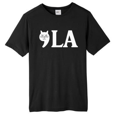 Comma La 2024 President Cat Ladies For Kamala Harris 2024 Tall Fusion ChromaSoft Performance T-Shirt