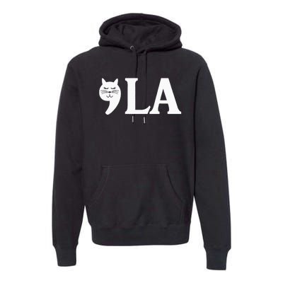 Comma La 2024 President Cat Ladies For Kamala Harris 2024 Premium Hoodie