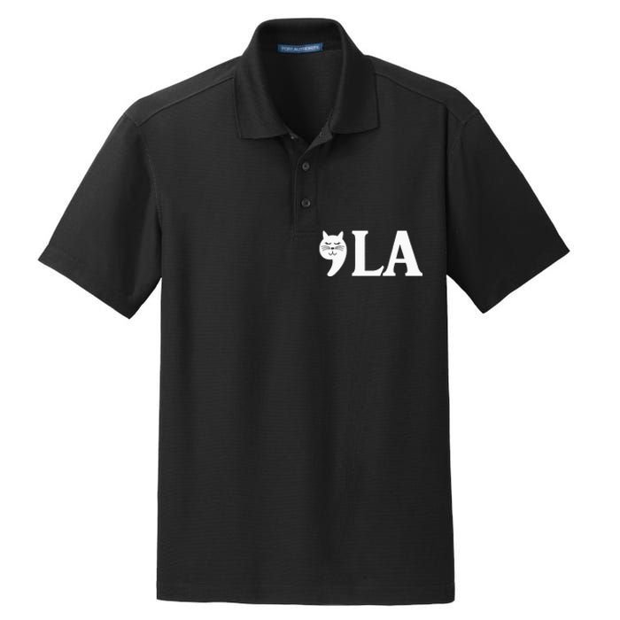 Comma La 2024 President Cat Ladies For Kamala Harris 2024 Dry Zone Grid Polo