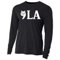 Comma La 2024 President Cat Ladies For Kamala Harris 2024 Cooling Performance Long Sleeve Crew