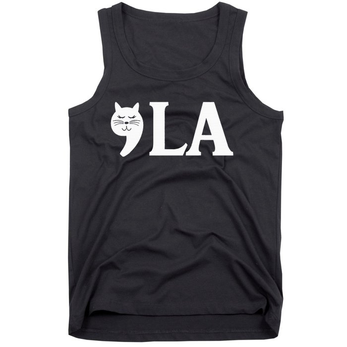 Comma La 2024 President Cat Ladies For Kamala Harris 2024 Tank Top