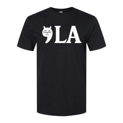 Comma La 2024 President Cat Ladies For Kamala Harris 2024 Softstyle CVC T-Shirt