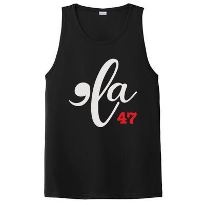 Comma La 47 Kamala For President 2024 Election Funny PosiCharge Competitor Tank