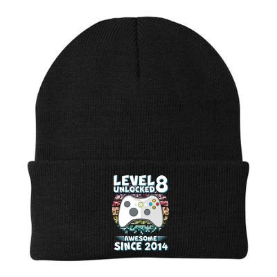Cool Level 8 Unlocked Awesome Since 2014 Gamer Beanie