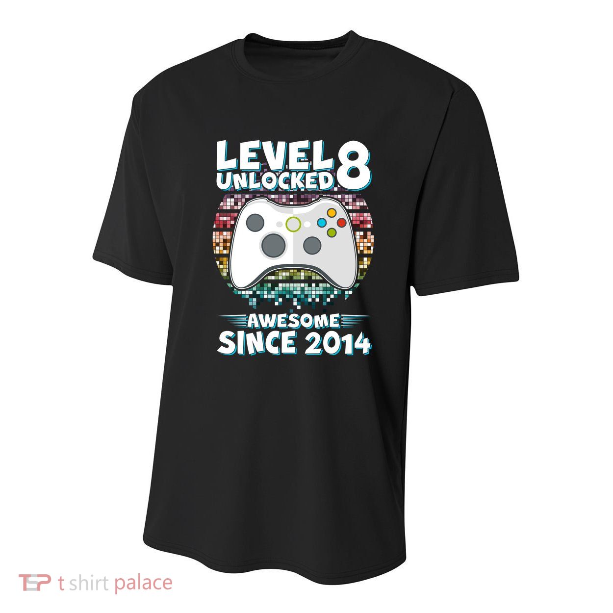 Cool Level 8 Unlocked Awesome Since 2014 Gamer Youth Performance Sprint T-Shirt