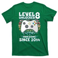 Cool Level 8 Unlocked Awesome Since 2014 Gamer T-Shirt