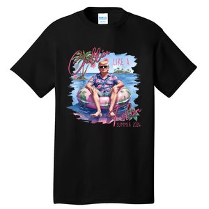 Chillin Like A Felon Funny Trump For President Summer 2024 Tall T-Shirt