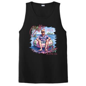 Chillin Like A Felon Funny Trump For President Summer 2024 PosiCharge Competitor Tank