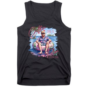 Chillin Like A Felon Funny Trump For President Summer 2024 Tank Top