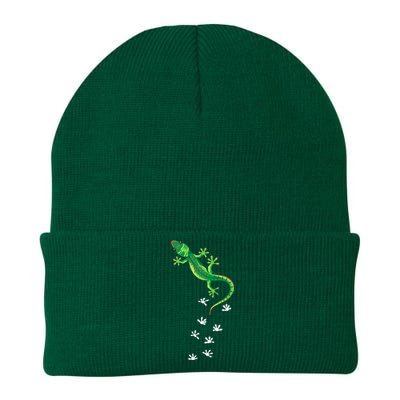 Cool Lizard Art Men Women Herpetology Reptile Lizard Lover Knit Cap Winter Beanie