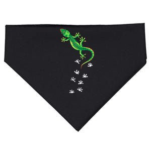 Cool Lizard Art Men Women Herpetology Reptile Lizard Lover USA-Made Doggie Bandana