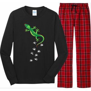 Cool Lizard Art Men Women Herpetology Reptile Lizard Lover Long Sleeve Pajama Set