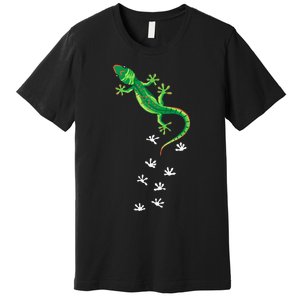 Cool Lizard Art Men Women Herpetology Reptile Lizard Lover Premium T-Shirt