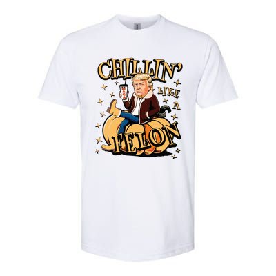 Chillin Like A Felon Fall Softstyle CVC T-Shirt