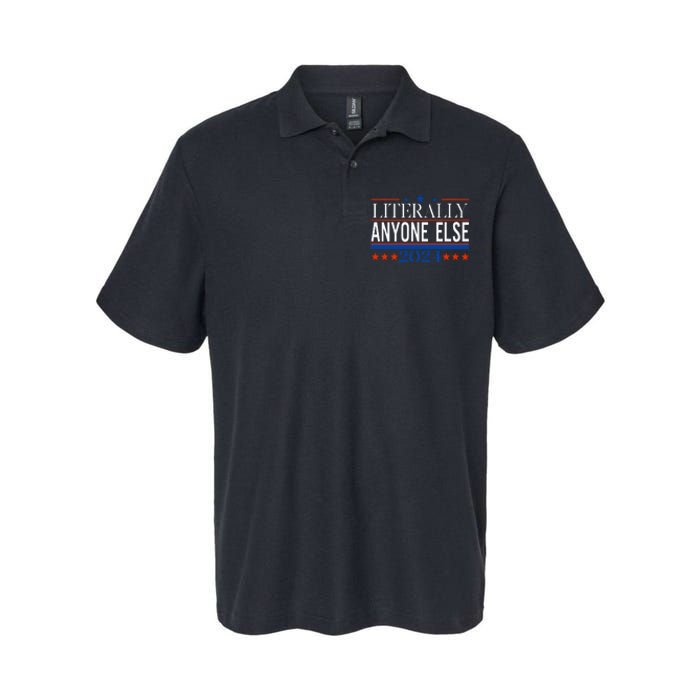 Classic Literally Anyone Else 2024 Trump Felon President Softstyle Adult Sport Polo