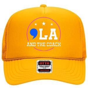 Comma La And The Coach High Crown Mesh Back Trucker Hat