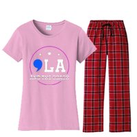 Comma La And The Coach Women's Flannel Pajama Set