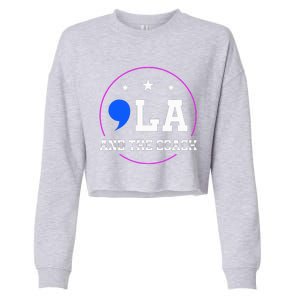 Comma La And The Coach Cropped Pullover Crew