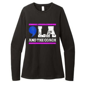 Comma La And The Coach Kamala Harris & Tim Walz Womens CVC Long Sleeve Shirt