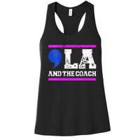 Comma La And The Coach Kamala Harris & Tim Walz Women's Racerback Tank