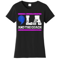 Comma La And The Coach Kamala Harris & Tim Walz Women's T-Shirt