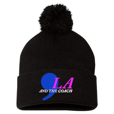 Comma La And The Coach Commala & The Coach Comma La Coach Pom Pom 12in Knit Beanie