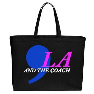 Comma La And The Coach Commala & The Coach Comma La Coach Cotton Canvas Jumbo Tote