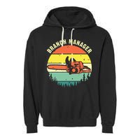 Cool Lumberjack Art Arborist Logger Branch Manager Garment-Dyed Fleece Hoodie