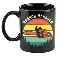 Cool Lumberjack Art Arborist Logger Branch Manager 11oz C Handle Ceramic Mug