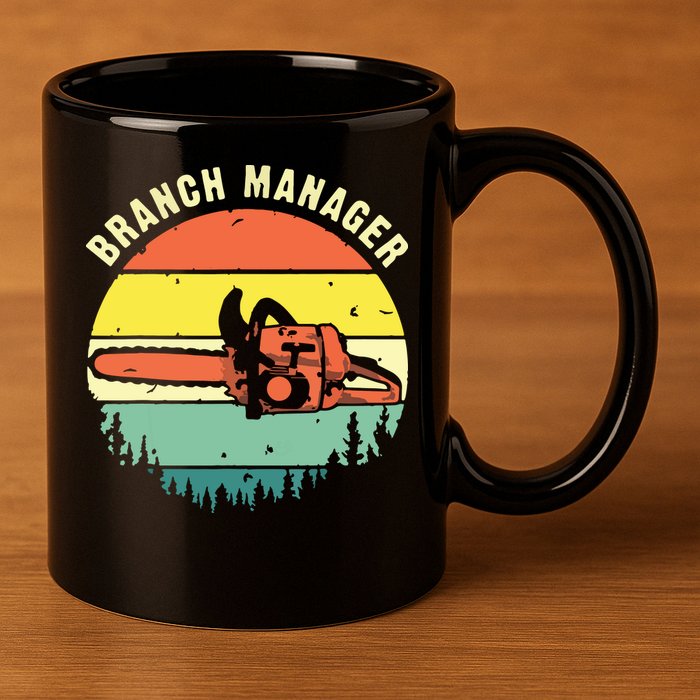 Cool Lumberjack Art Arborist Logger Branch Manager 11oz C Handle Ceramic Mug