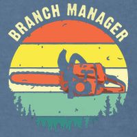 Cool Lumberjack Art Arborist Logger Branch Manager Garment-Dyed Sweatshirt