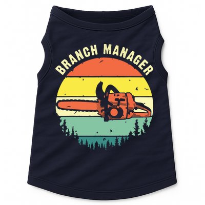 Cool Lumberjack Art Arborist Logger Branch Manager Doggie Tank