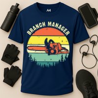 Cool Lumberjack Art Arborist Logger Branch Manager Performance Shirt