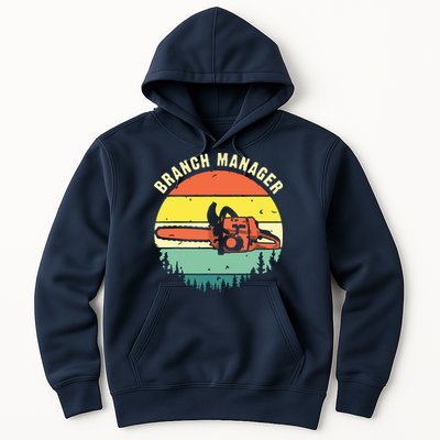 Cool Lumberjack Art Arborist Logger Branch Manager Hoodie