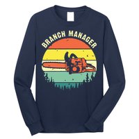 Cool Lumberjack Art Arborist Logger Branch Manager Long Sleeve Shirt