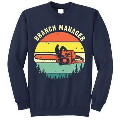 Cool Lumberjack Art Arborist Logger Branch Manager Sweatshirt