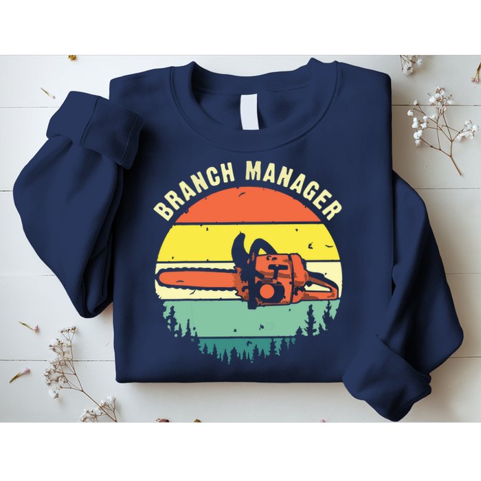 Cool Lumberjack Art Arborist Logger Branch Manager Sweatshirt