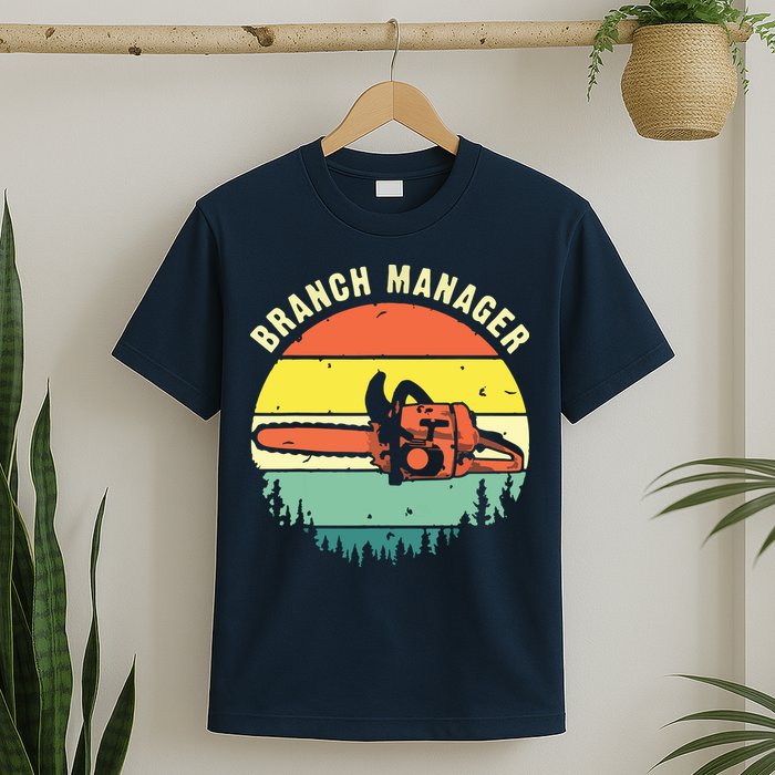 Cool Lumberjack Art Arborist Logger Branch Manager T-Shirt