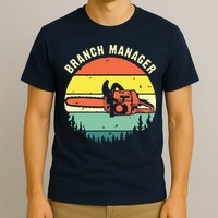 Cool Lumberjack Art Arborist Logger Branch Manager T-Shirt