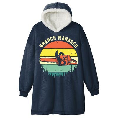 Cool Lumberjack Art Arborist Logger Branch Manager Hooded Wearable Blanket