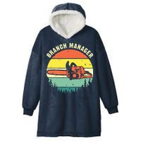 Cool Lumberjack Art Arborist Logger Branch Manager Hooded Wearable Blanket