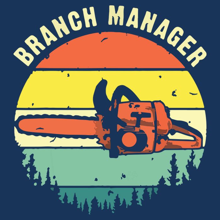 Cool Lumberjack Art Arborist Logger Branch Manager 7-Panel Snapback Hat