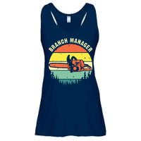 Cool Lumberjack Art Arborist Logger Branch Manager Ladies Essential Flowy Tank