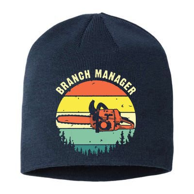 Cool Lumberjack Art Arborist Logger Branch Manager Sustainable Beanie