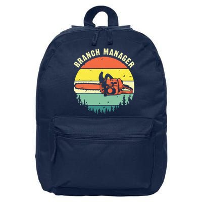Cool Lumberjack Art Arborist Logger Branch Manager 16 in Basic Backpack